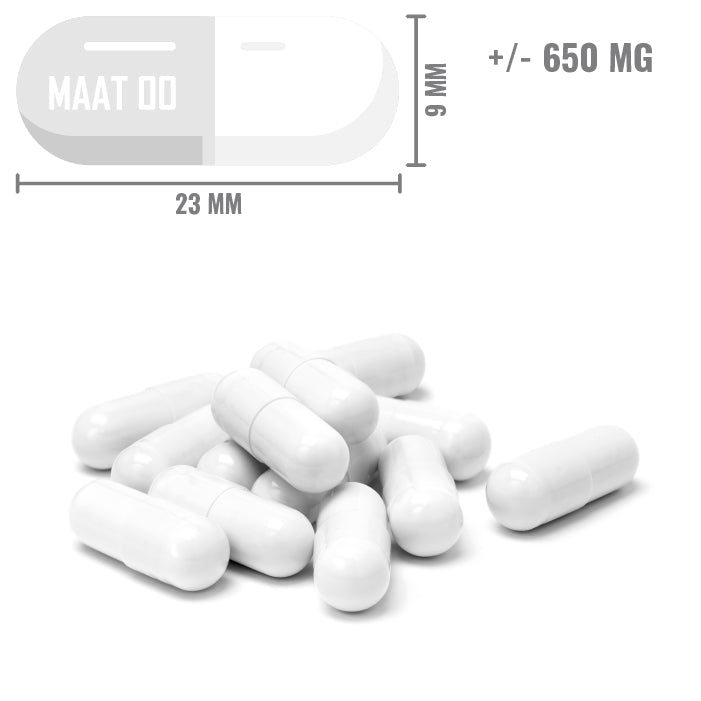 Lege Capsule Wit Maat 00