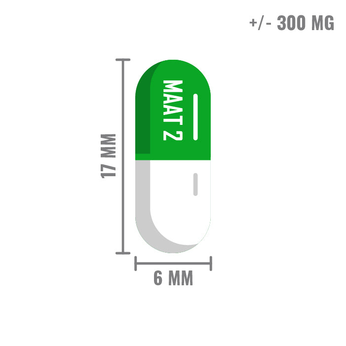 Capsule Maat 2 Groen Wit