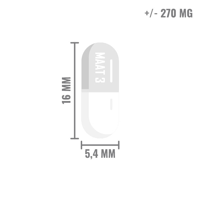 Lege Capsule Wit Maat 3