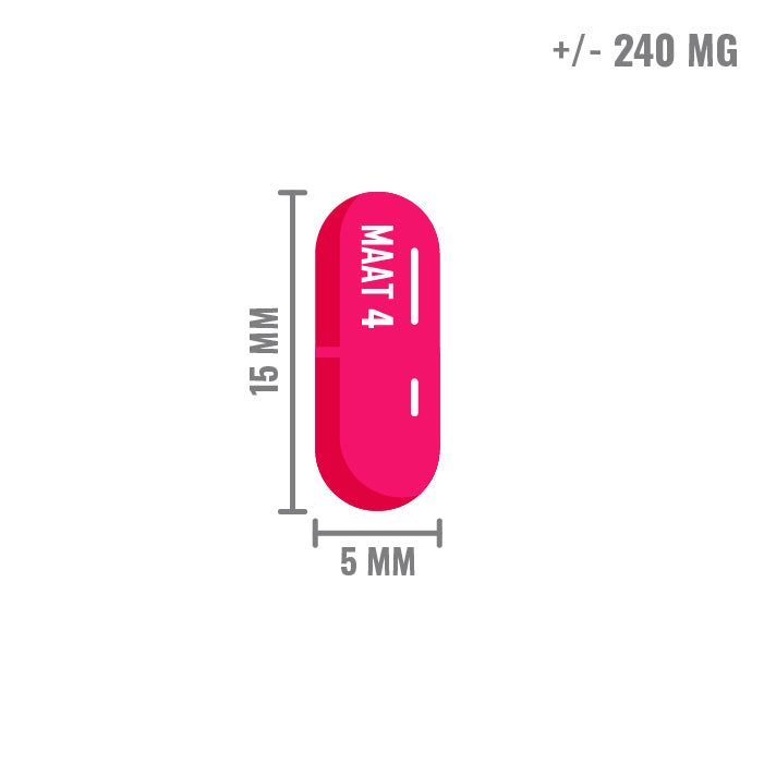 capsule maat 4 Roze/Transparant