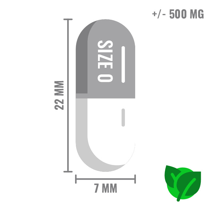 Capsules Maat 0 Transparant l Vega Capsules