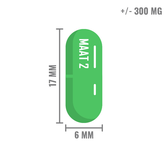 Capsule Groen/Transparant maat 2