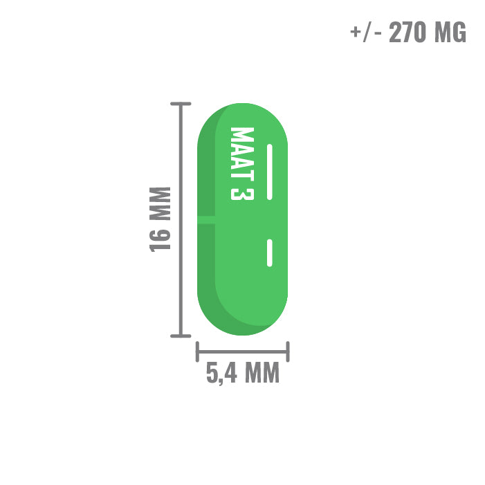 Capsule maat 3 groen