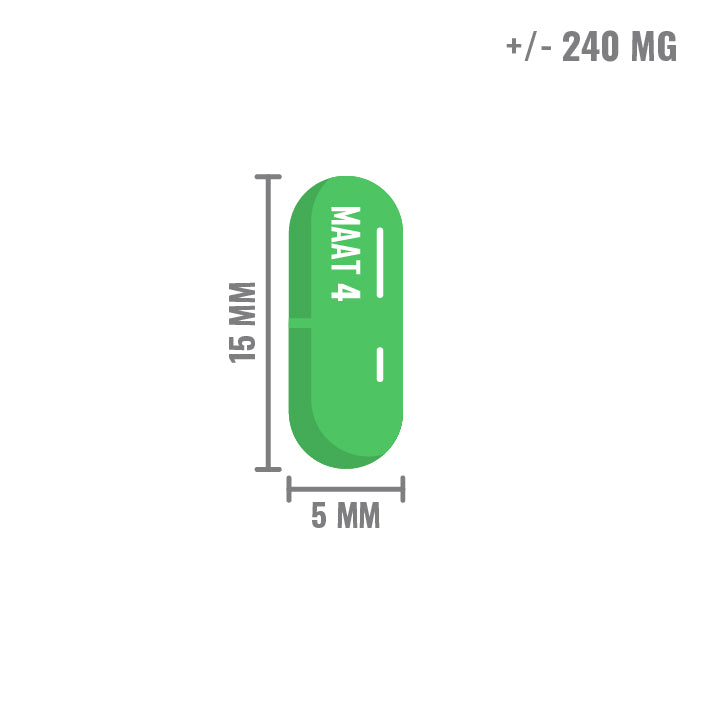 Capsule maat 4 groen