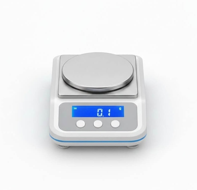 Digitale precisieweegschaal voor het afwegen van capsules