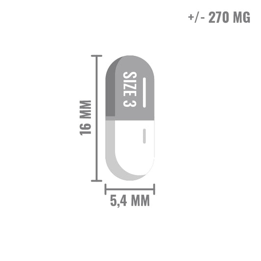 Maat 3 Transparant + Vega Capsules