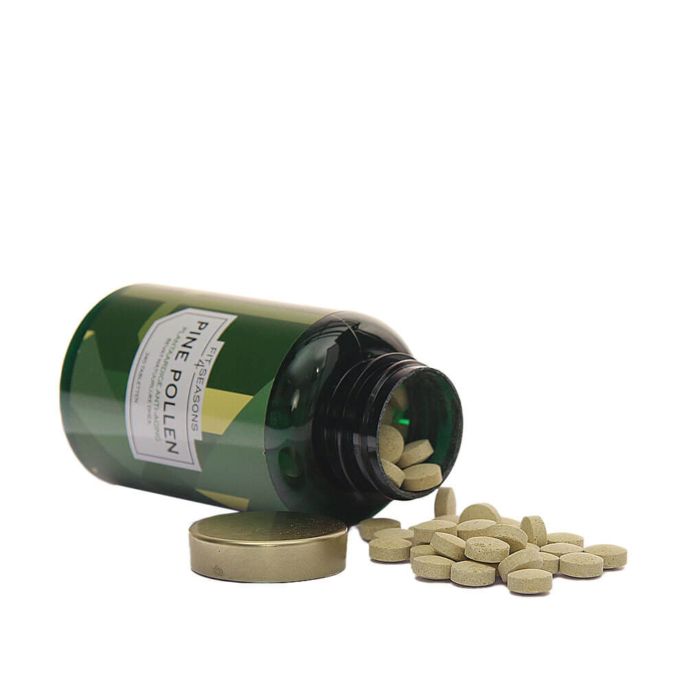 Pine Pollen tabletten detailopname