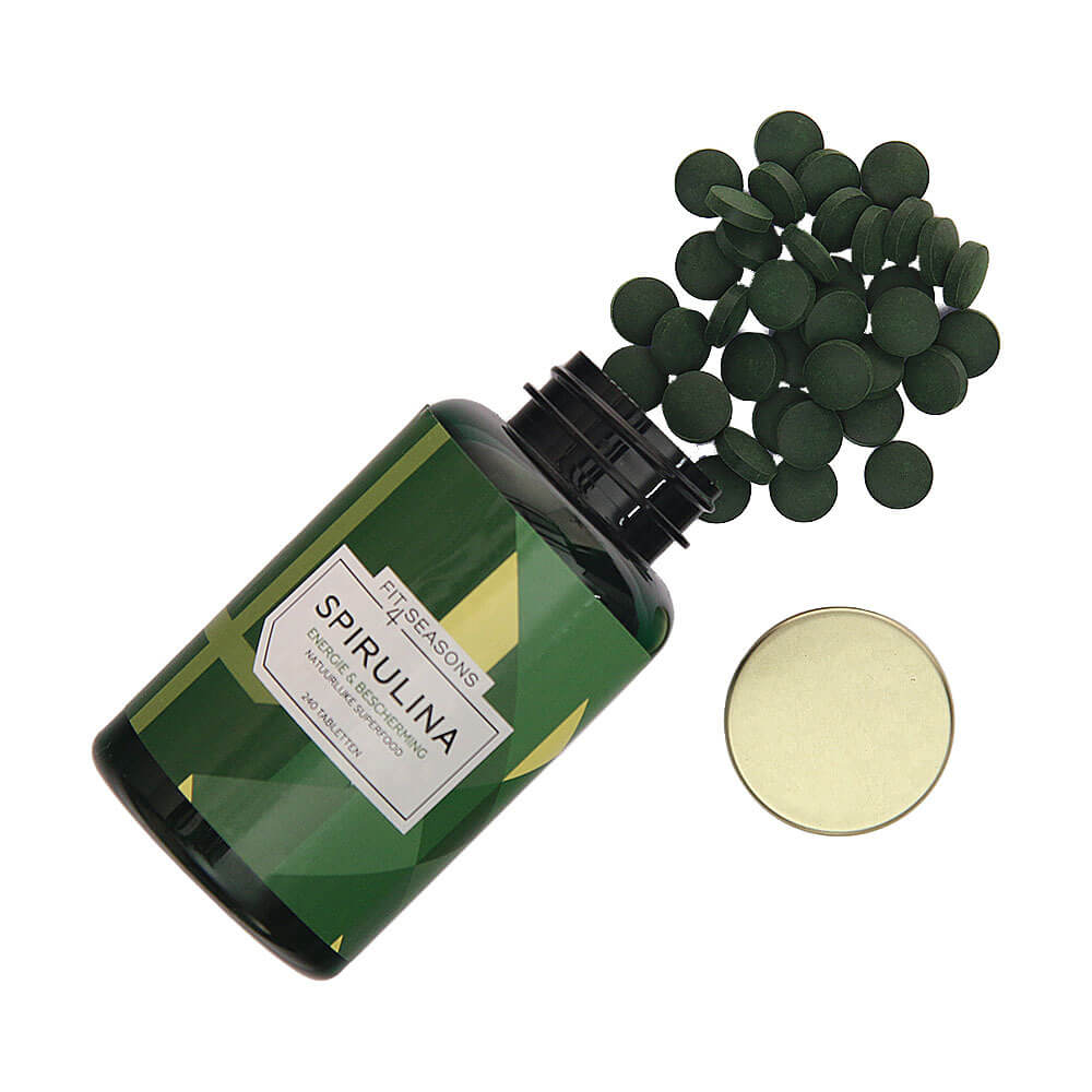 Spirulina tabletten 240 stuks voedingssupplement