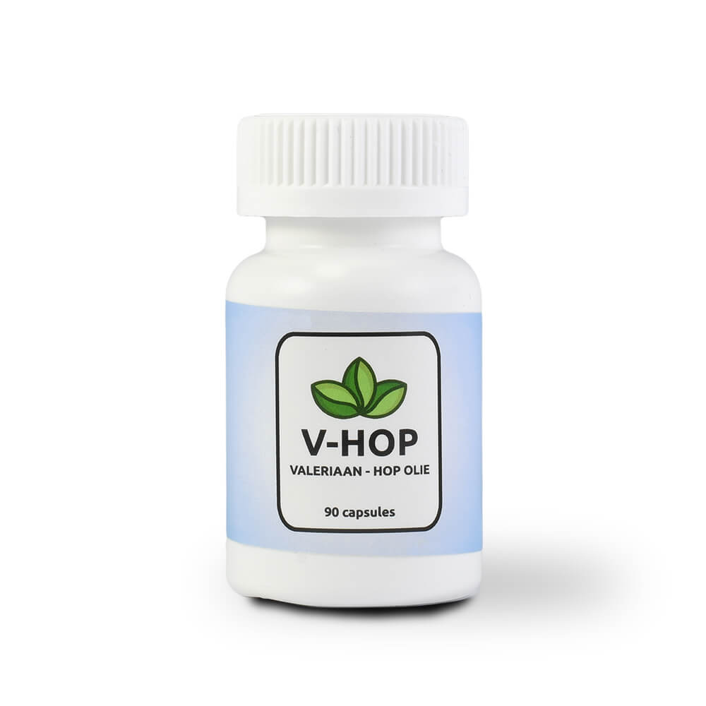 V-HOP capsules met valeriaan en hop olie – vegetarisch supplement